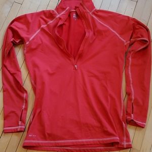 Pink Nike Dryfit 1/2 Zip